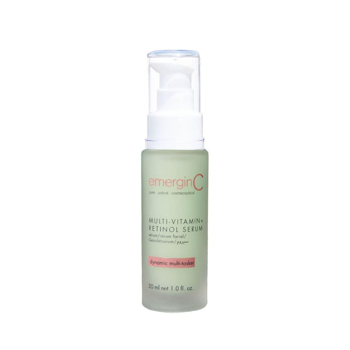 emerginC MultiVitamin + Retinol Serum - Micro-Encapsulated Spheres + Vitamin C to Help Combat Visible Signs of Aging, Sensitive Skin + Minor Redness (1.0 oz, 30 ml)