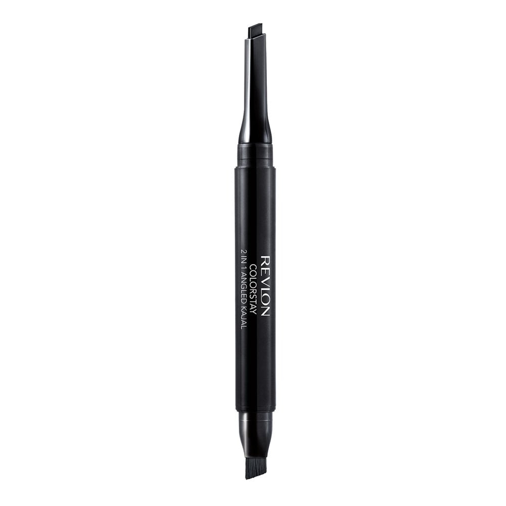 Revlon ColorStay 2-in-1 Angled Kajal Waterproof Eyeliner, Onyx