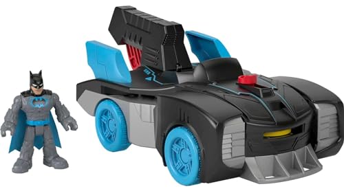 Imaginext DC Super Friends Batman Toy Bat-Tech Batmobile Car & Light-Up Figure for Preschool Pretend Play Kids Ages 3+ Years