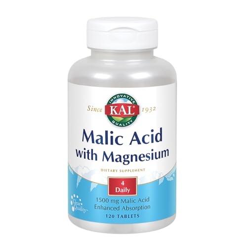 Kal Malic Acid with Magnesium Tablets, 120 Count