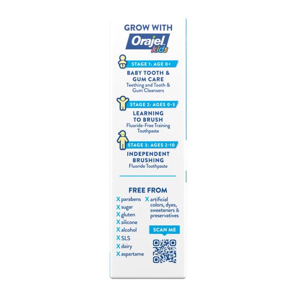 Toddler Training Toothpaste Tooty Fruity Flavor 1.50 Oz (Pack of 2)