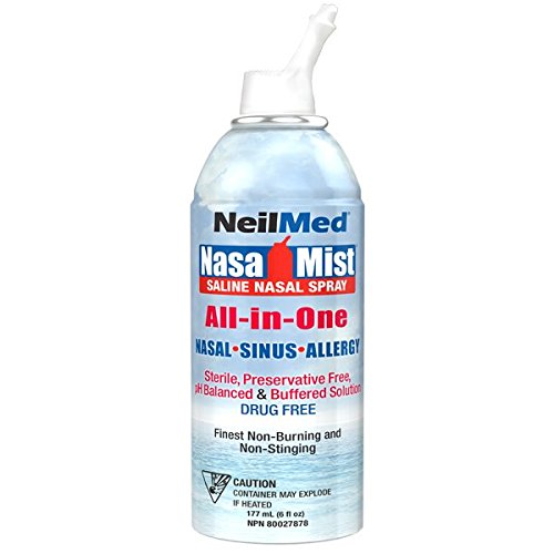 Neil Med Nasa Mist Multi Purpose Saline Spray All in One, 6.0 ounces Unit