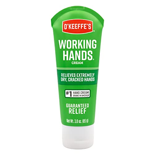 Working Hands Hand Cream; Relieves and Repairs Extremely Dry Hands; 3 oz Tube; (Pack of 1)