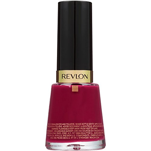 Revlon Nail Enamel, Chip Resistant Nail Polish, Glossy Shine Finish, in Plum/Berry, 274 Passionate, 0.5 oz