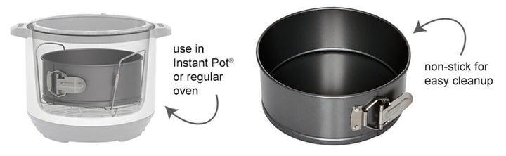 Pot Official Springform Pan, 7.5-Inch, Gray