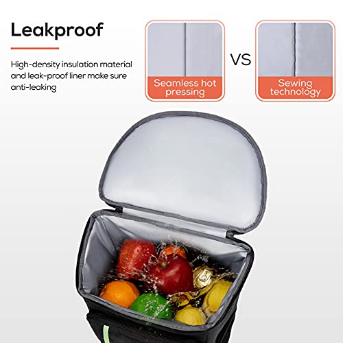 Cooler Backpack 30 Cans Lightweight Insulated Backpack Cooler Leak-Proof for Men and Women