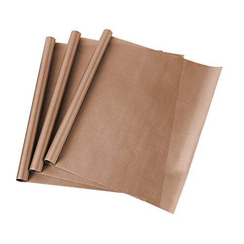3 PCS PTFE Teflon Sheets for Heat Press Transfers Sheet 16 x 16 Non Stick Reusable Heat Resistant Craft Baking Mat
