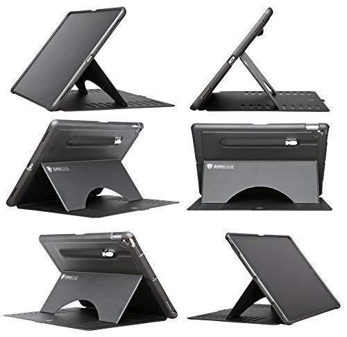 - 2017/2015 iPad Pro 12.9 inch (Old Model) 1st & 2nd Gen Case Prodigy X - Very Protective But Thin + Convenient Magnetic Stand + Sleep/Wake Cover for Men & Women (Black)