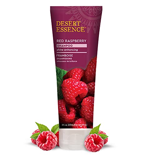 Red Raspberry Shampoo - 8 Fl Ounce - Gloss & Shine Enhancing - Strengthens Hair - Removes Everyday Pollutants - Vitamin A & C - Calcium - Magnesium