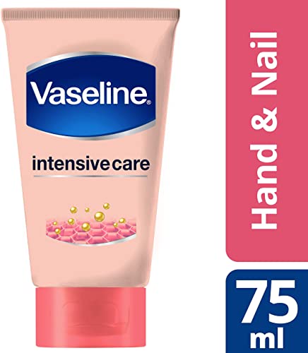 Hand Cream for Very Dry Hands, Intensive Care Healthy Hands Stronger Nails Cream 75 ml