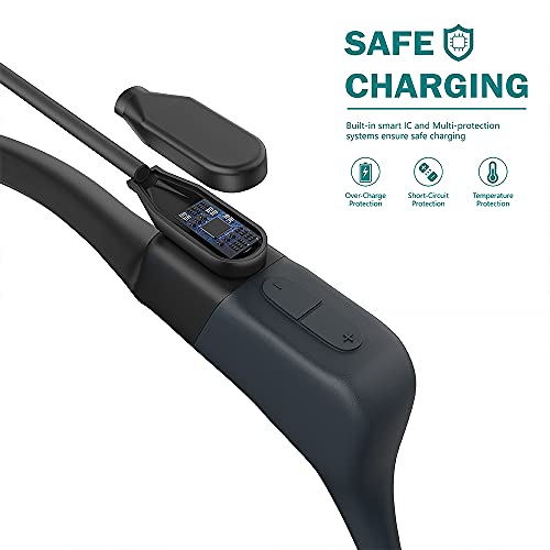 Magnetic Charger Compatible with AfterShokz Aeropex, SHOKZ OPENCOMM, OPENRUN PRO, OPENRUN PRO Mini, OPENRUN, OPENRUN Mini - 1M,2-Pack