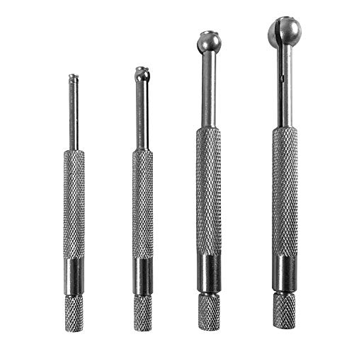 Small Hole Gauge Set Telescoping Full Round Bore Gauge, 4 pcs