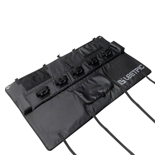 Tailgate Bike Pads for Pickup Truck Tailgate with Secure Bike Frame Straps, Tailgate Protection Pad for Bike and Truck (Classic)