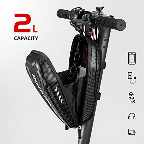 Scooter Storage Bag Scooter Front Hanging Bag Waterproof Scooter handlebar Bag Folding Bike EVA Hard Shell Scooter Frame Bag