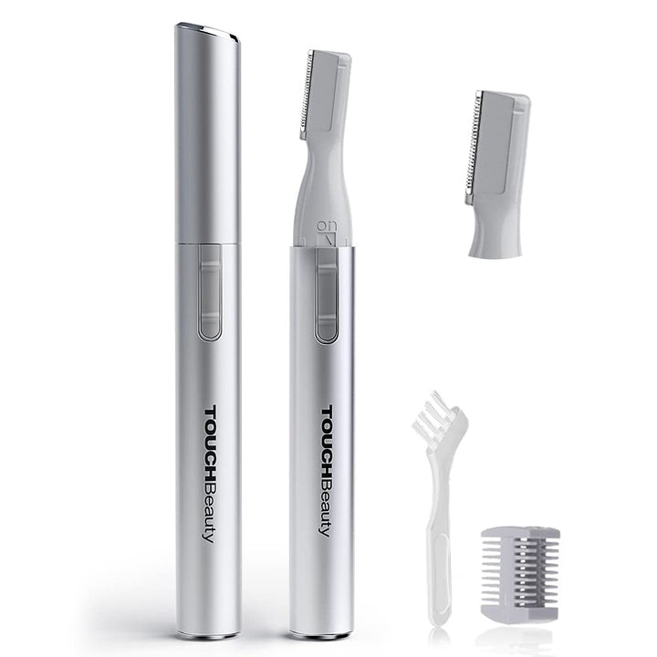Eyebrow Trimmer: Facial Hair Removal for Women - 2 in 1 Eyebrow Razor and Hair Remover - Painless Epilator for Eyebrow, Lips, Body