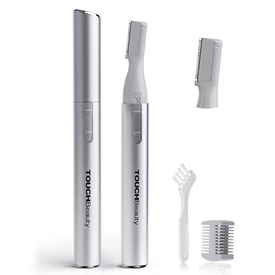 Eyebrow Trimmer: Facial Hair Removal for Women - 2 in 1 Eyebrow Razor and Hair Remover - Painless Epilator for Eyebrow, Lips, Body