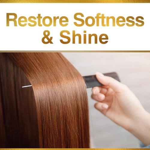 Keratin Silk Infusion, Hydrating Hair Serum For Restoring Softness & Shine, Helps Dry, Damaged Hair, Sulfate-free, 6 Oz