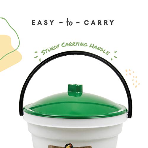 Large Flock Easy-Fill Poultry Drinker, Made with BPA-Free Plastic, Top Fill Design, 6.25 Gallon