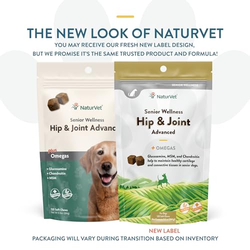 – Senior Wellness Hip & Joint Advanced Plus Omegas | Help Support Your Pet’s Healthy Hip & Joint Function | Supports Joints, Cartilage & Connective Tissues | 120 Soft Chews