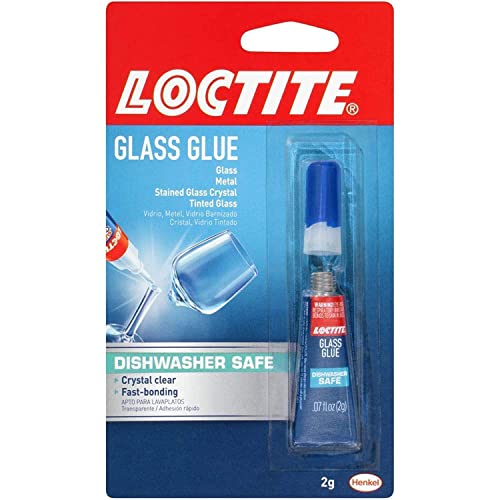 Glass Glue, 2 Gram Tube, 1 Pack - Clear Superglue for Glass, Plastic, Wood, Metal, Crafts, & Repair, Instant Glue Adhesive, Quick Dry