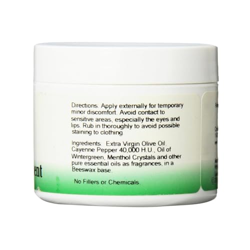 Christopher's Original Formulas Cayenne Heat Ointment, Warming Herbal Topical for Discomfort & Circulation, 2 fl oz