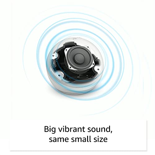 Echo Dot (newest model), Vibrant sounding Alexa speaker, Great for bedrooms, dining rooms and offices, Charcoal