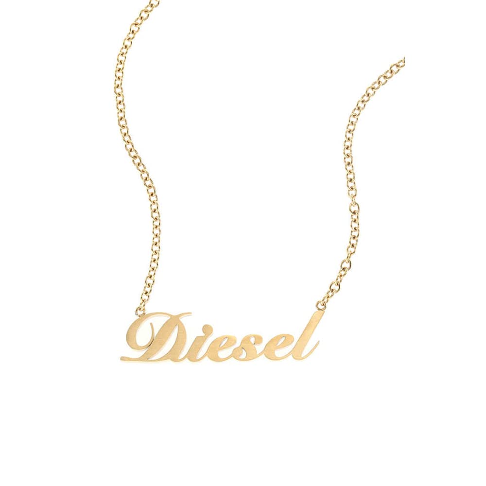 All-Gender Stainless Steel Chain Necklace, Color: Gold (Model: DX1372710)