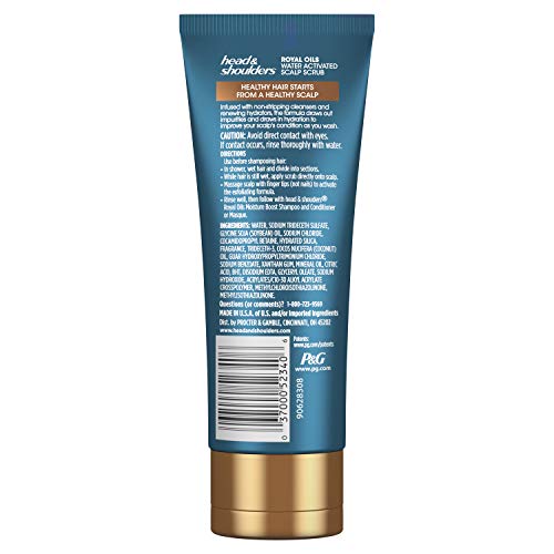 Royal Oils Water Activated Scalp Scrub With Coconut Oil Dye Free, 3.4 Fl Oz