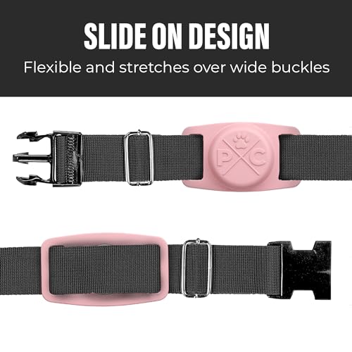 AirTag Dog Collar | Durable & Protective Dog AirTag Holder - Track Your Pet Using Apple AirTag Technology - Dog Collar AirTag Holder -for Dogs and Cats