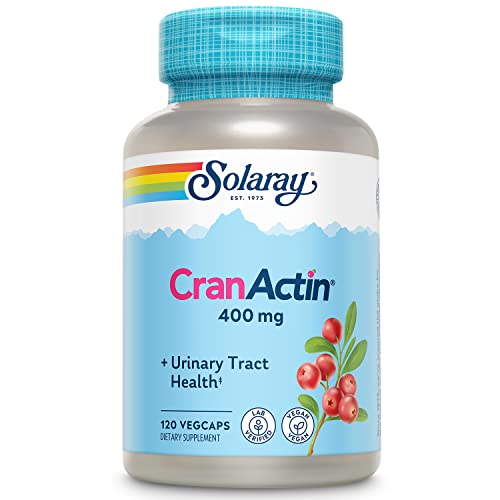 CranActin Cranberry Extract 400 mg - Cranberry Supplements for Women and Men - Bladder and Urinary Tract Health Support with Vitamin C - Vegan, 60-Day Guarantee, 120 Servings, 120 VegCaps