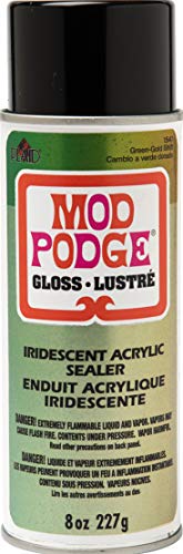 Iridescent Acrylic Spray Sealer, 8 oz, Green Gold