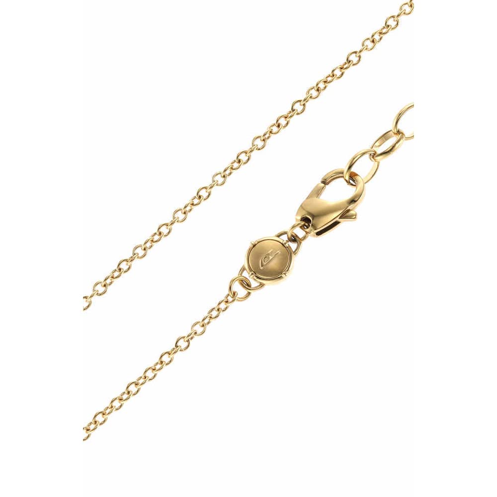 All-Gender Stainless Steel Chain Necklace, Color: Gold (Model: DX1372710)