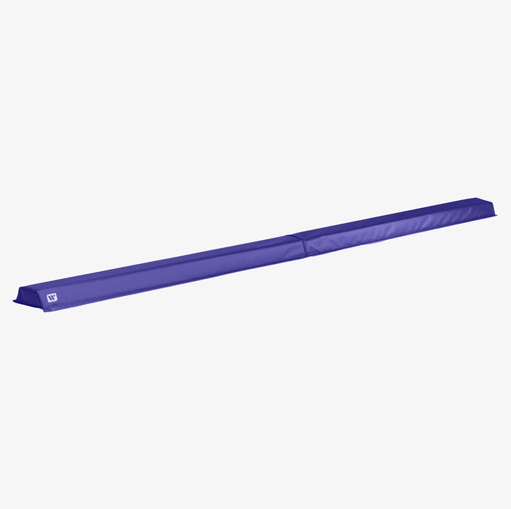 9 ft Folding Foam Balance Beam Bar, Portable Gymnastics Equipment for Gymnast, Children or Cheerleaders, Purple