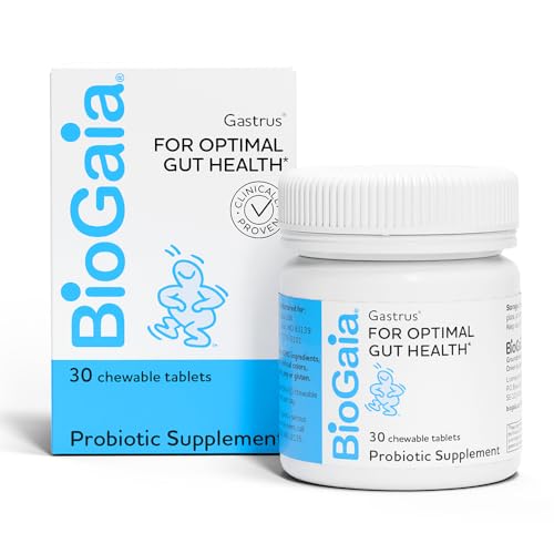 Gastrus Gut Health Probiotic | Eases Abdominal Discomfort, Gas & Bloating | Promotes Regularity & a Healthy Gut | Contributes to a Balanced Microbiome | Backed by 30 Years of Research