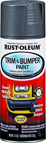 251574 Automotive Trim & Bumper Spray Paint, 11 oz, Black