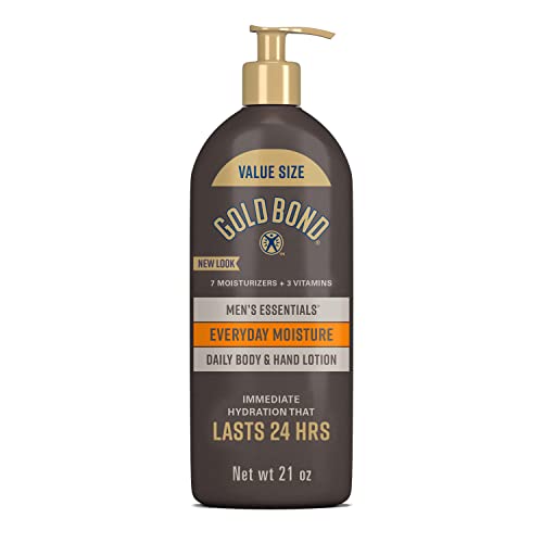 Men's Essentials Everyday Moisture Daily Body & Hand Lotion, 21 oz., With Vitamin C