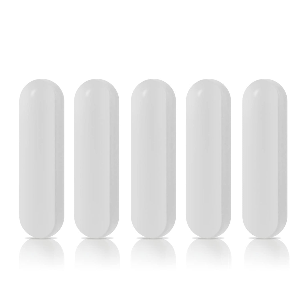 5 Pcs 50mm(1.97 inch) PTFE Magnetic Stirrer Mixer Stir Bar,White Color,Laboratory Bar,Stir Plate Bar,8mm50mm Stir Bars…