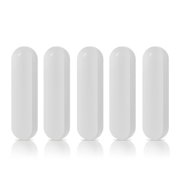 5 Pcs 50mm(1.97 inch) PTFE Magnetic Stirrer Mixer Stir Bar,White Color,Laboratory Bar,Stir Plate Bar,8mm50mm Stir Bars…