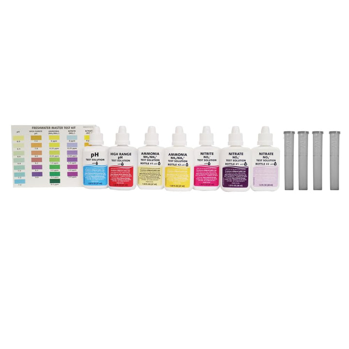 FRESHWATER MASTER TEST KIT 800-Test Freshwater Aquarium Water Master Test Kit, White, Single, Multi-colored