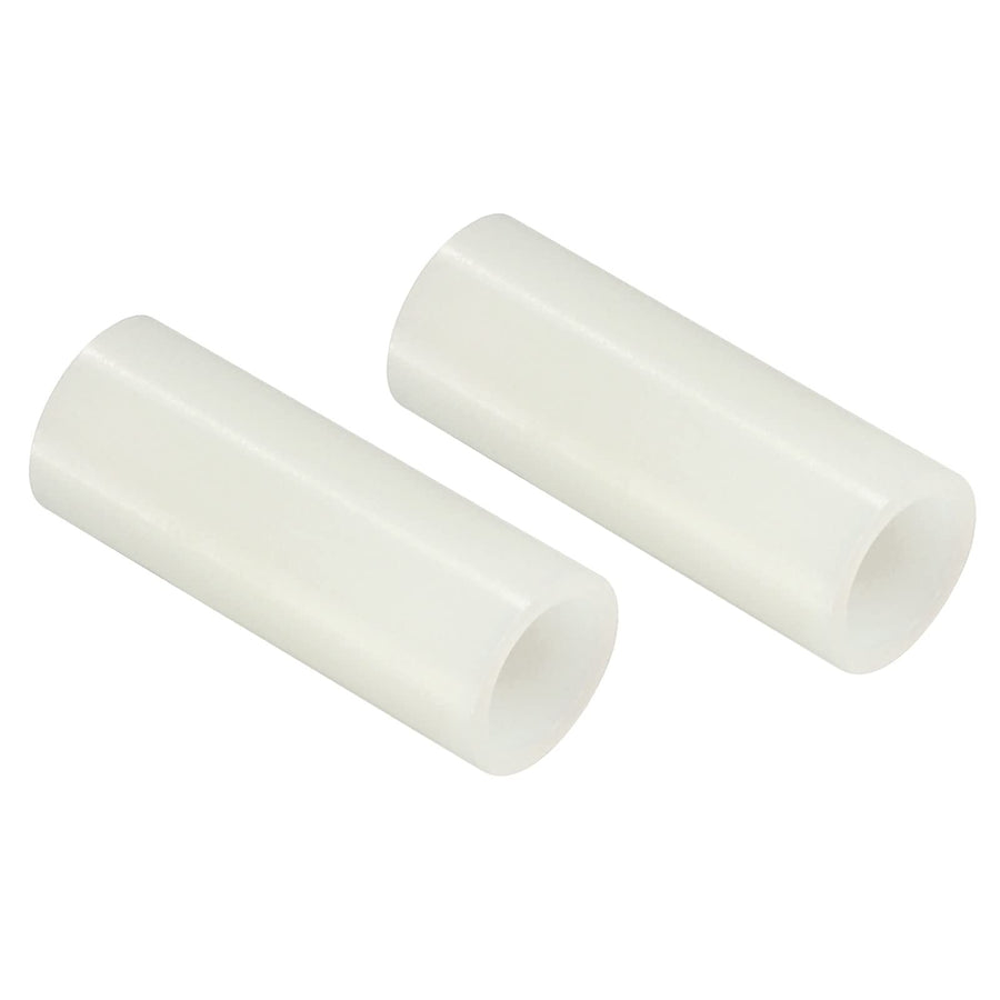 Round Spacer Washer, 100 Pack Nylon 5mm ID x 7mm OD x 20mm L for M5 Screws Block 3D Printer TV Wall Mounting Electrical Outlet, White
