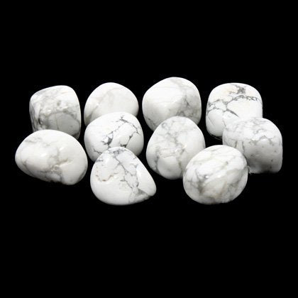 Howlite Tumble Stone (20-25mm) - 5 Pack
