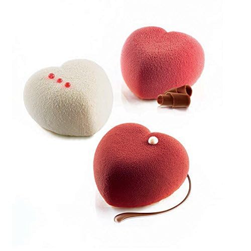 Amorini 100 Silicone Heart Mold with Cutter - 8 Forms