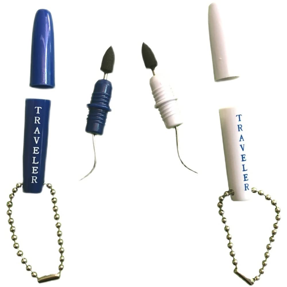 Portable Double Travel Stain Plaque Remover & Dental Pick kit 2 Sets