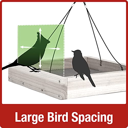Nature's Way Bird Products CWF3 Cedar Platform Tray Bird Feeder 12 x 12