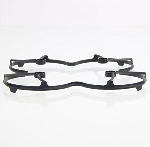 Propeller Blades Protection Guard Cover and Props 5X Sets Compatible X4 H107C H107D Quadcopter - Black/Red