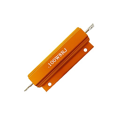 Set of 5 100W Watt Shell Power Aluminum Housed Case Wirewound Resistor 8R Ohm