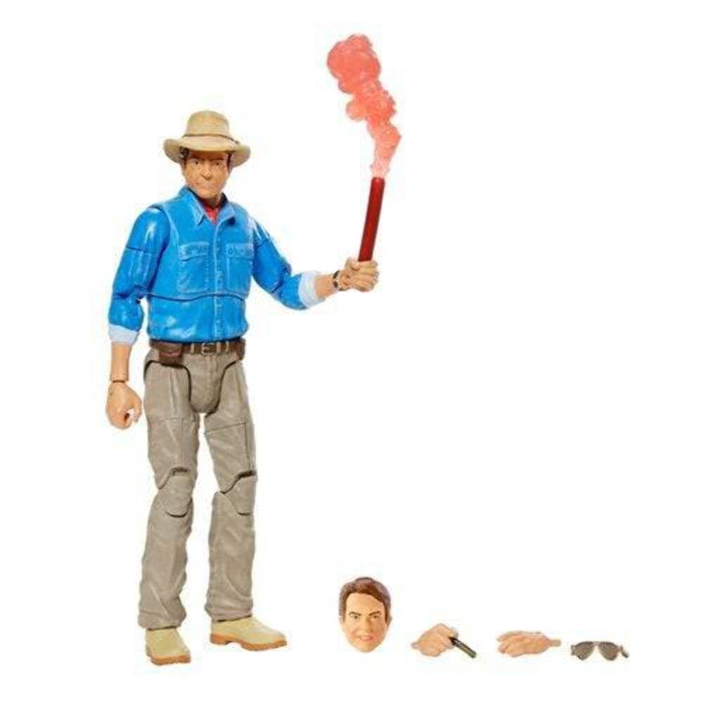 Jurassic World Toys Amber Collection Ray Arnold 6-in Action Figure with Movie-Inspired Removable Arm, Headset, & Computer Piece Accessory, Collectible Gift for 8 Years Old & Up