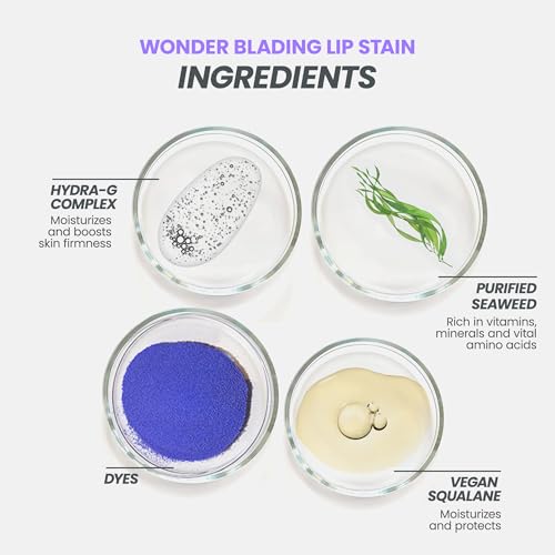 Wonder Blading Lip Stain Peel Off Masque - Long Lasting, Waterproof and Transfer Proof Nude Lip Tint, Matte Finish Peel Off Lip Stain (Whimsical Masque)