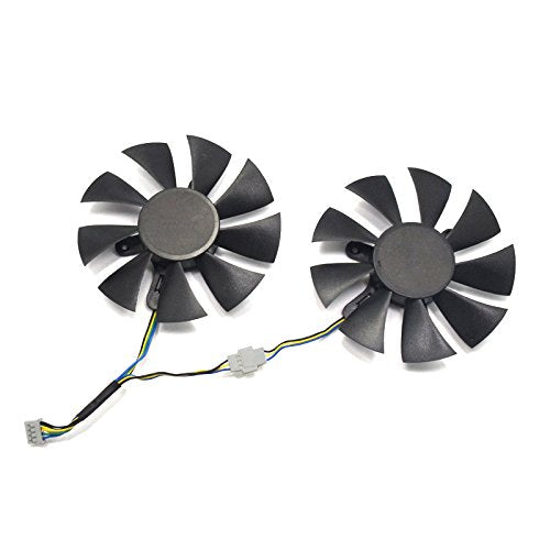 GFY09010E12SPA Video Card Fan Replacement for Zotac GTX 1060 AMP Edition 6GB (ZT-P10600B-10M) Graphic Card Cooler Fan