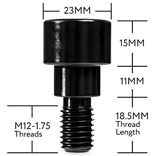 2-Pack Hex Bolts for Olympic Bars/Olympic Bar Replacement Bolt